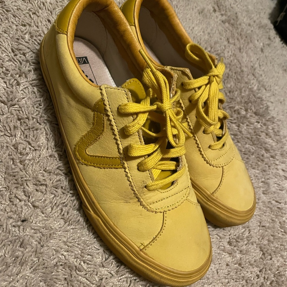 Vans Yellow Skate Shoes